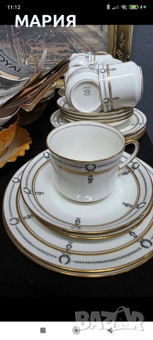 Aynsley 1905г костен сервиз , снимка 6 - Антикварни и старинни предмети - 53923310