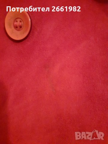 Уникалко кадифено червено палтенце, снимка 2 - Палта, манта - 31525275