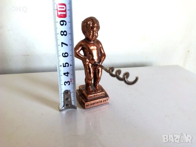 Страхотен Бронзов Тирбушон Пикаещото Момченце Брюксел, снимка 7 - Колекции - 53983413