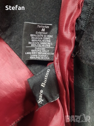 мъжко палто обърната кожа, снимка 5 - Якета - 52874474