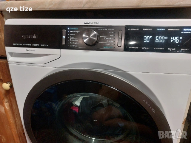 автоматична перална GORENIE 9 KG, снимка 3 - Перални - 54128514