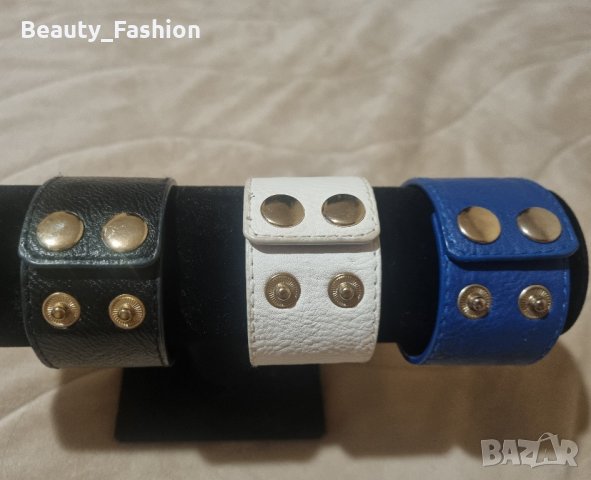 Дамски кожени гривни, снимка 2 - Гривни - 42852429