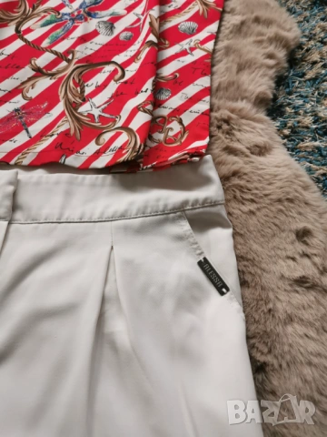 Alessa бели къси панталонки с дантела, размер S, Alesa, снимка 4 - Къси панталони и бермуди - 53879031