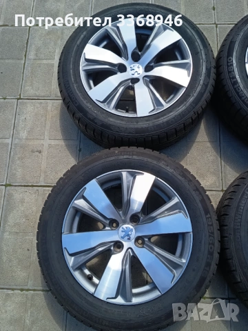 Джанти Peugeot 16" 4x108 с гуми Continental 195/60/16, снимка 8 - Гуми и джанти - 54133791