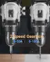 Нов Винтоверт Акумулаторна бормашина 21V 45Nm Brushless 2x2.0Ah 20+1 степени 14 аксесоара куфар, снимка 3