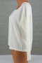 Дамска блуза в цвят екрю марка Foggy , снимка 3