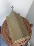 Германия 19ти век/Erhard Sohne 23см-4кг/голяма стара немска религиозна бронзова кутия-ковчег, снимка 3