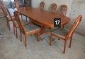 Комплект масивна разтегателна маса- автомат с 8 стола, снимка 4