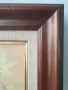 39x34см/2бр картини масло върху платно/натюрморт-цветя/картина в дървена рамка, снимка 5
