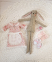 Зайче ръчна изработка с рокля и обувки, подарък за момиче, подарък за дете, снимка 7