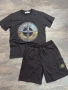Stone Island Мъжки Летен Екип Тениска И Къси Панталонки👕🩳Мъжки Къс Комплект - 3 Цвята Код NGHSP89, снимка 3