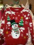 Коледни пуловери и блузки, снимка 1 - Детски пуловери и жилетки - 39010656