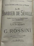 Нотно издание Севилският бръснар.1898 г., снимка 1