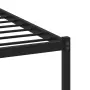 vidaXL Метална рамка за легло, без матрак, опушен дъб, 120x200 см, снимка 8