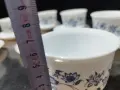 френски аркопал чаши  син лук, снимка 7