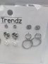 Обеци Trendz 6 вида  Размери 15 х 14 см , снимка 2