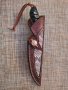 Ловен нож от дамаска стомана , снимка 1