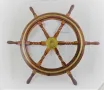 403 Корабен рул,щурвал с месингов ринг., снимка 1