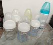Лот аксесоари за бебе (шишета и аспиратор за нос ) , снимка 1 - Прибори, съдове, шишета и биберони - 44161550