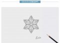 Талисман за гривна Пандора Shiny Snowflakes s925 снежинка модел 006, снимка 3