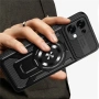 Магнитен Калъф за Oppo A6 Pro 5G / 4G с Въртяща се Стойка - TPU+PC, Военна защита, 6 цвята, снимка 11