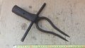 старо ковано земеделско сечиво, инструмент , снимка 4