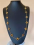 Дълго дамско колие с 20 детелини с камъка тигрово око Van Cleef & Arpels VCA, снимка 6