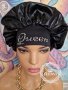 Полиестерна Ластична Шапка Боне в Черен Цвят с Лого Queen - Кралица КОД 2903, снимка 4