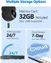 Охранителна камера UCOCARE 5MP WiFi външна охранителна камера с 32GB карта куполна, снимка 5