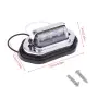 Хром комплект LED плафони за номер 12V 24V, снимка 2