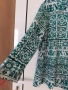 H&M блуза в бяло и зелено ХЛ, снимка 5
