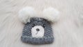 Зимна шапка за бебе 0-3 месеца, снимка 5