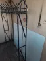 Ръчно изработена голяма желязна самостояща закачалка за дрехи , снимка 6