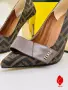 Fendi Дамски Обувки На Дебел Ток Фенди - Различни Цветове Код SEM-481, снимка 3