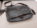 Дамска чанта от естествена кожа, кафява с регулируема дръжка+ още една чанта от естествена кожа , снимка 4