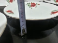 Стар български порцелан чинии дълбоки , снимка 4