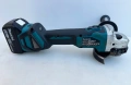 Makita DGA511 - Безчетков ъглошлайф с потенциометър 2x18V 5.0Ah, снимка 4
