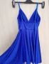 Рокля  синьо бижу, снимка 4