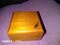 Кутия за часовник Nautica 110х110х66мм нова дървена, снимка 1