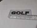 сребрист надпис Volkswagen Golf Фолксваген Голф, снимка 2