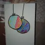 Рисувам  коледни картички, снимка 2