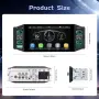 Универсална Мултимедия за Кола 1 DIN с CarPlay и Android Auto (5" Екран), снимка 6