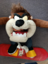 Винтидж плюшена играчка за сноуборд Taz Looney Tunes, снимка 3