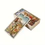 78 бр. Карти Таро Mucha Tarot, Игрални карти за гадаене Oracle English Visions Edition, снимка 4