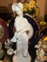 Capodimonte Italy  Circa 1987 автор  Bruno Merli - “ Дамата в бяло” невероятно красива  млада дама , снимка 6