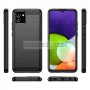 Samsung Galaxy A03 Противоударен Силиконов Гръб - Карбон, снимка 7