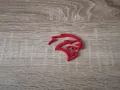 Hellcat лого червена емблема дясна, снимка 4