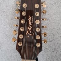 Ел.-акустична 12-струнна китара Takamine G Series с колан и куфар , снимка 4 - Китари - 44439263