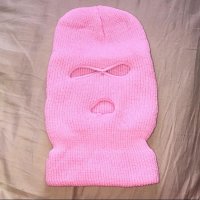 Зимна шапка маска - Pink Balaclava, снимка 5 - Шапки - 30397921