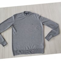 Armani Jeans AJ Wool Mens Size М ОРИГИНАЛ! Мъжки тънък Вълнен Пуловер!, снимка 2 - Пуловери - 39056072